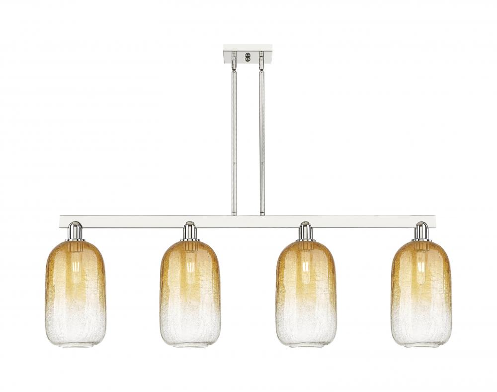 Brookhaven Cloche - 4 Light - 48 inch - Polished Nickel - Stem hung - Island Light