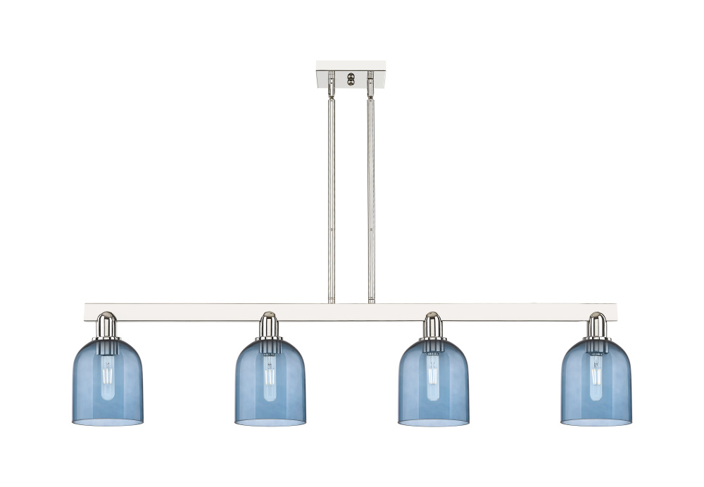 Bella - 4 Light - 48 inch - Polished Nickel - Stem hung - Island Light