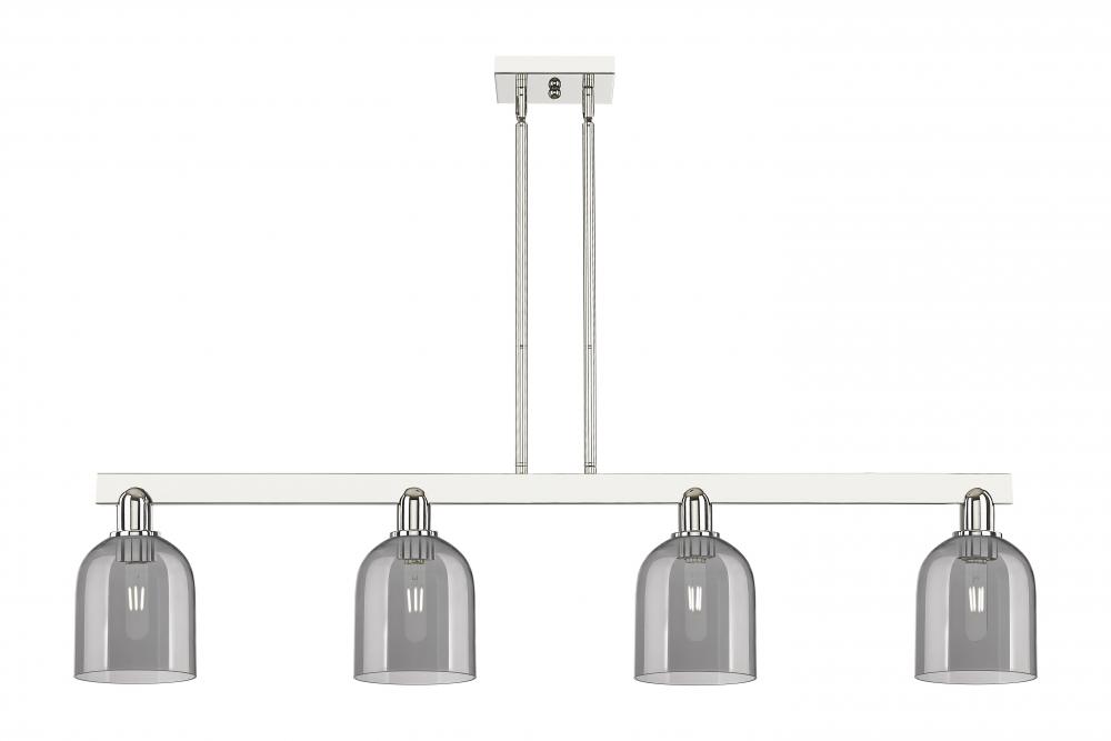 Bella - 4 Light - 48 inch - Polished Nickel - Stem hung - Island Light