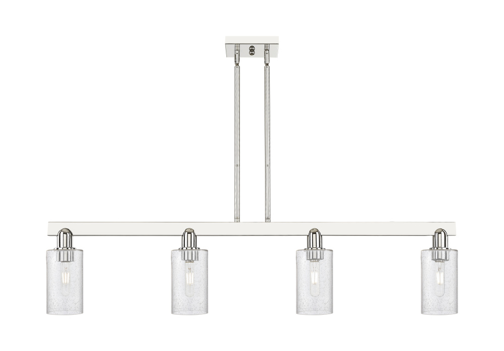 Clymer - 4 Light - 47 inch - Polished Nickel - Stem hung - Island Light