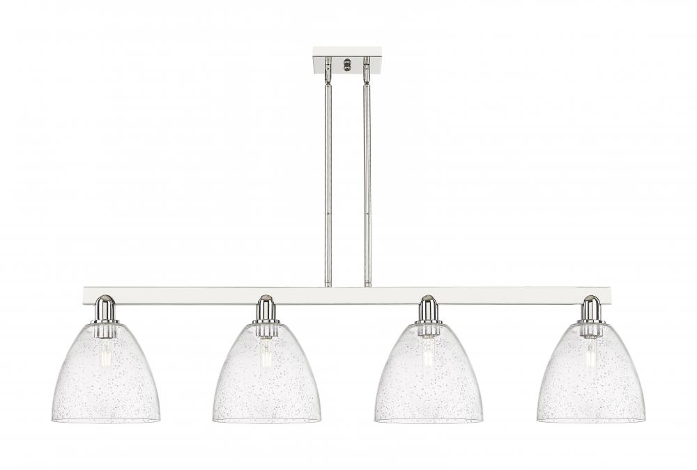 Bristol - 4 Light - 52 inch - Polished Nickel - Stem hung - Island Light