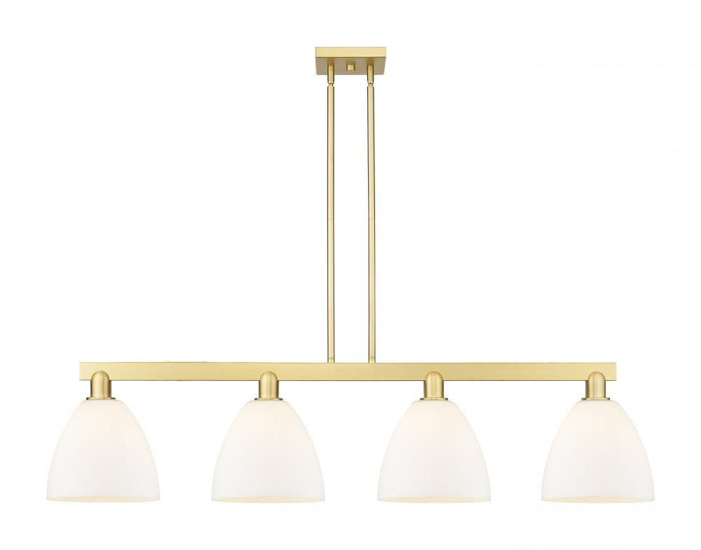 Bristol - 4 Light - 52 inch - Satin Gold - Stem hung - Island Light