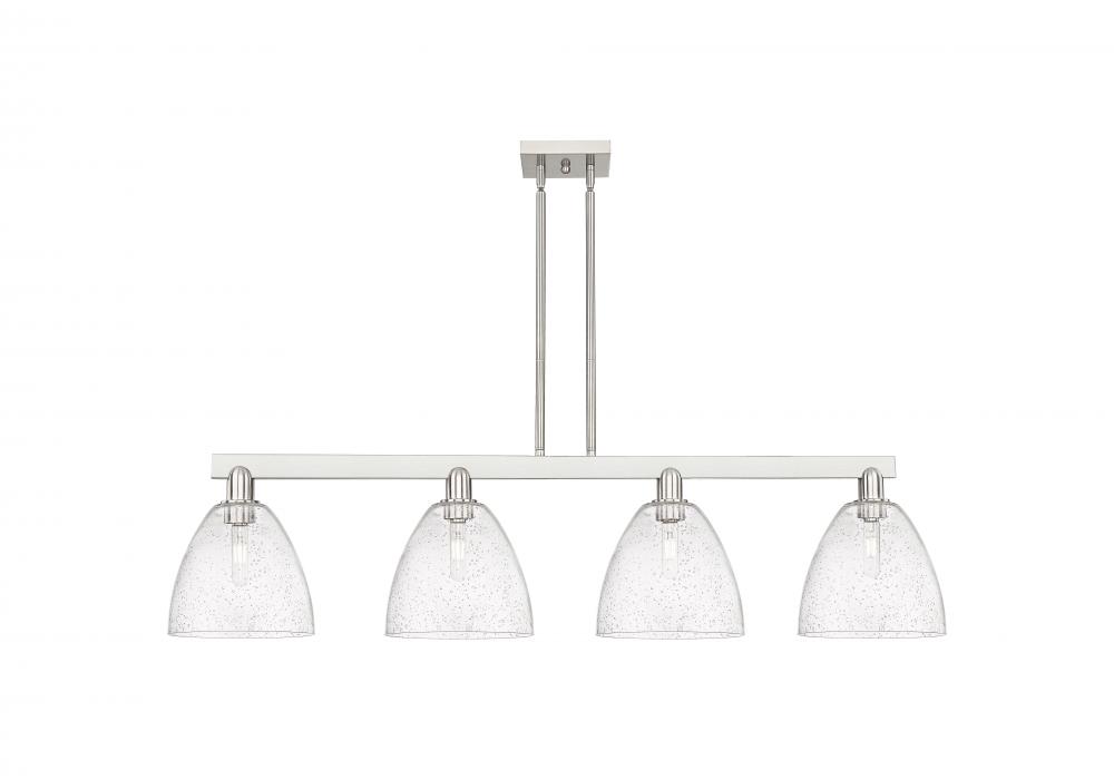 Bristol - 4 Light - 52 inch - Brushed Satin Nickel - Stem hung - Island Light