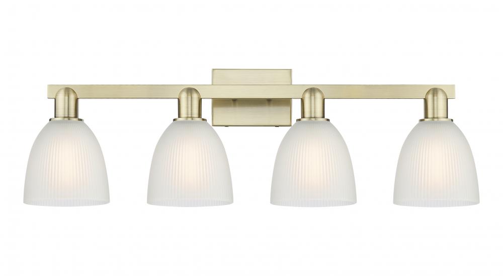 Castile - 4 Light - 33 inch - Antique Brass - Bath Vanity Light