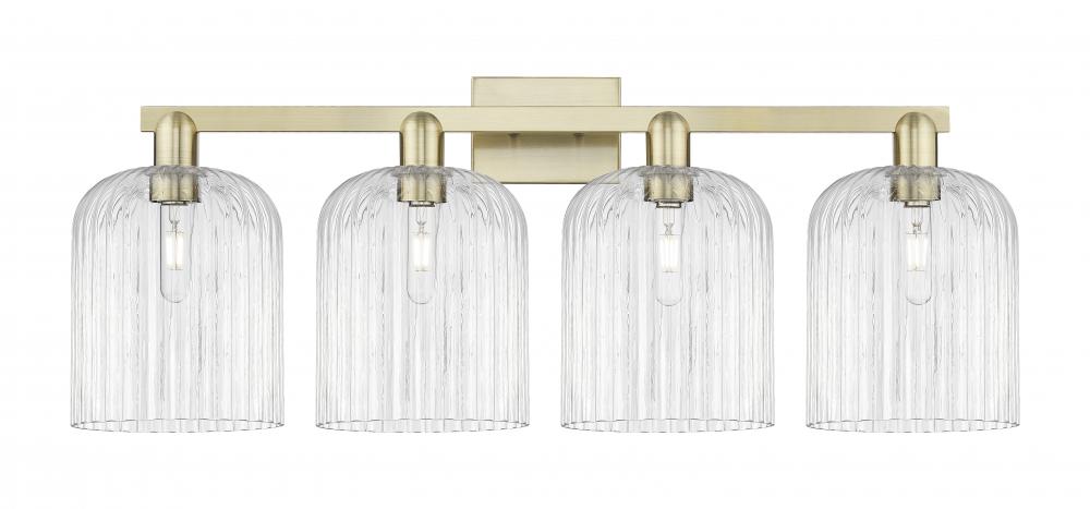 Bridal Veil - 4 Light - 35 inch - Antique Brass - Bath Vanity Light