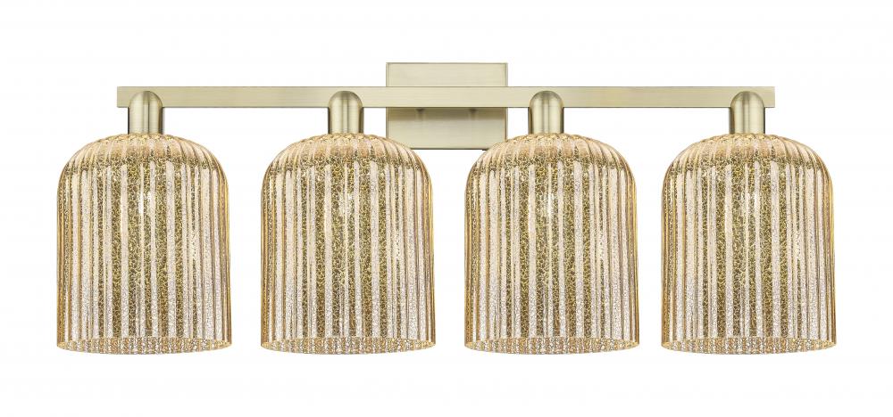 Bridal Veil - 4 Light - 35 inch - Antique Brass - Bath Vanity Light