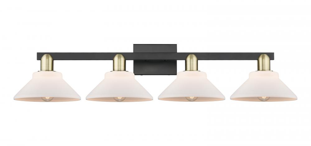 Orwell - 4 Light - 35 inch - Black Antique Brass - Bath Vanity Light