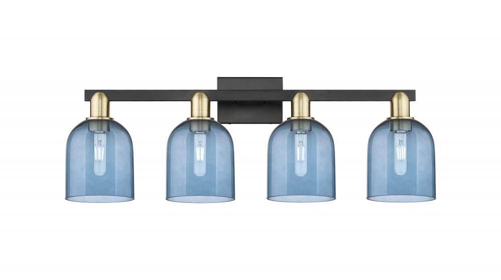 Bella - 4 Light - 33 inch - Black Antique Brass - Bath Vanity Light