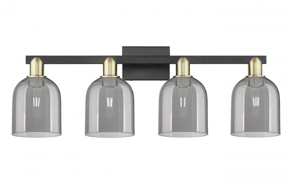Bella - 4 Light - 33 inch - Black Antique Brass - Bath Vanity Light