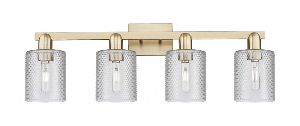 Cobbleskill - 4 Light - 32 inch - Champagne Bronze - Bath Vanity Light