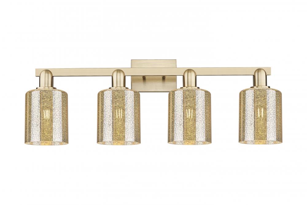 Cobbleskill - 4 Light - 32 inch - Champagne Bronze - Bath Vanity Light