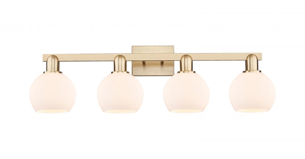 Athens - 4 Light - 33 inch - Champagne Bronze - Bath Vanity Light