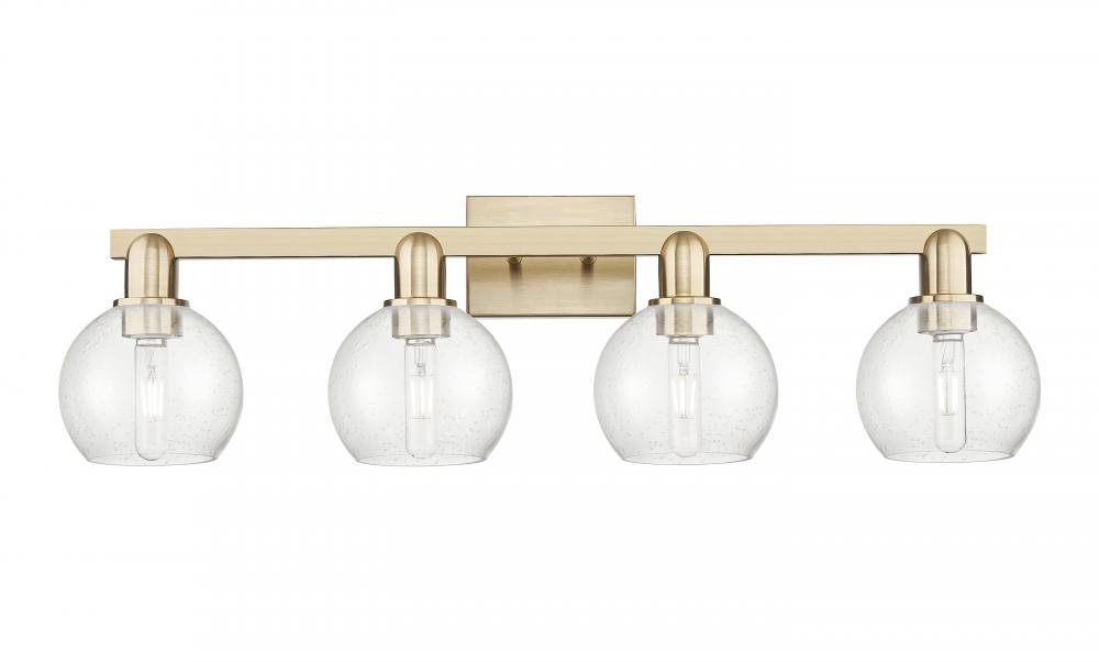 Athens - 4 Light - 33 inch - Champagne Bronze - Bath Vanity Light