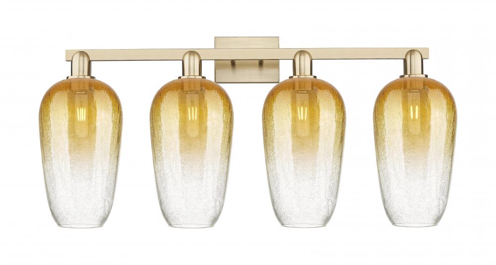 Brookhaven Flute - 4 Light - 36 inch - Champagne Bronze - Bath Vanity Light