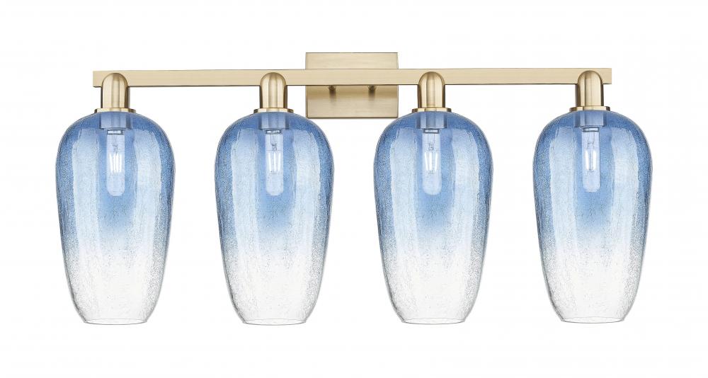 Brookhaven Flute - 4 Light - 36 inch - Champagne Bronze - Bath Vanity Light