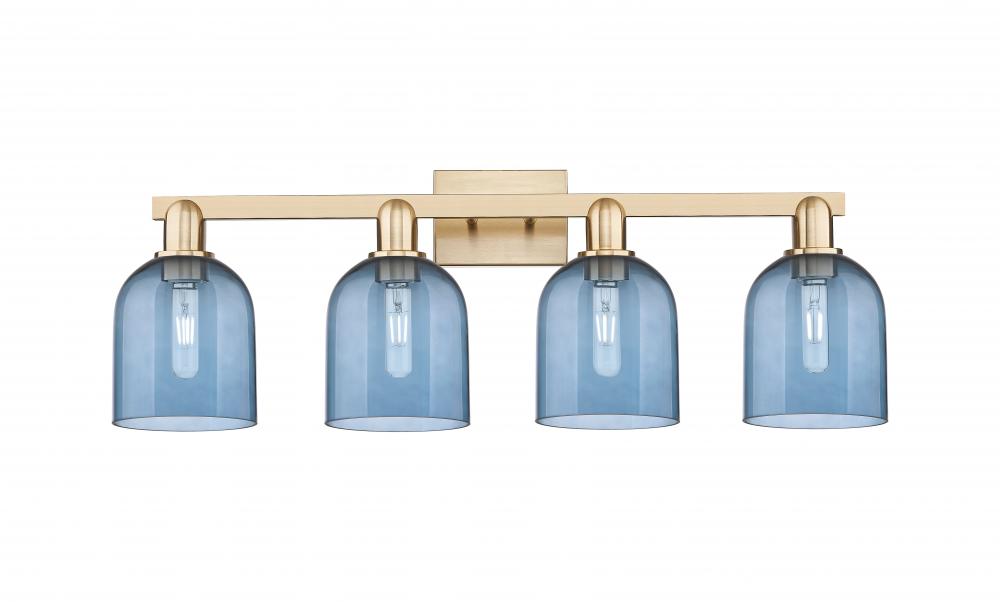 Bella - 4 Light - 33 inch - Champagne Bronze - Bath Vanity Light