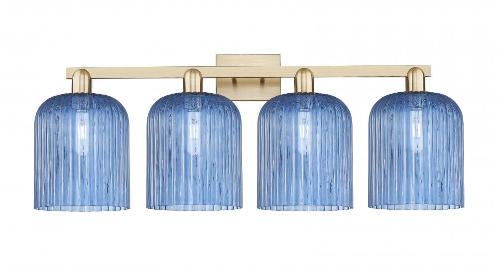 Bridal Veil - 4 Light - 35 inch - Champagne Bronze - Bath Vanity Light