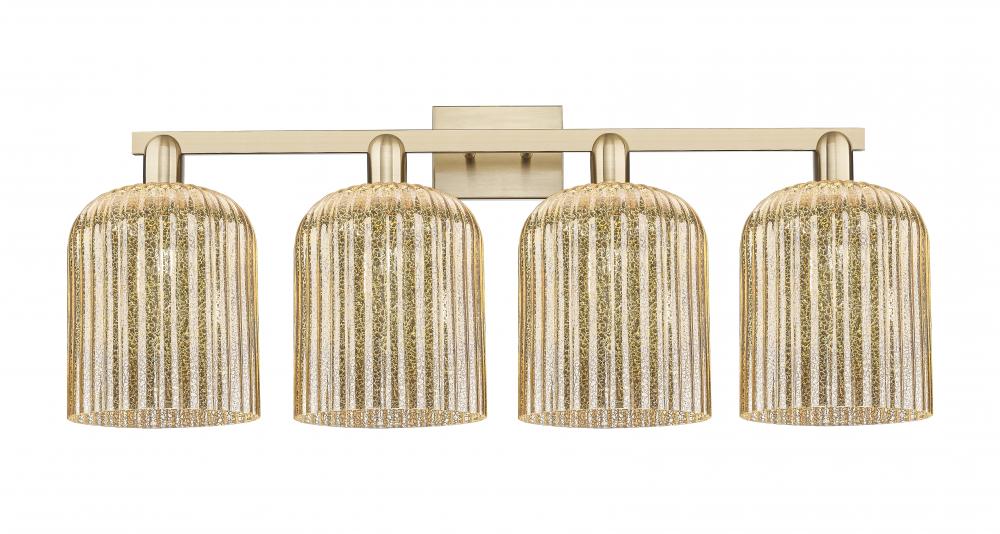 Bridal Veil - 4 Light - 35 inch - Champagne Bronze - Bath Vanity Light
