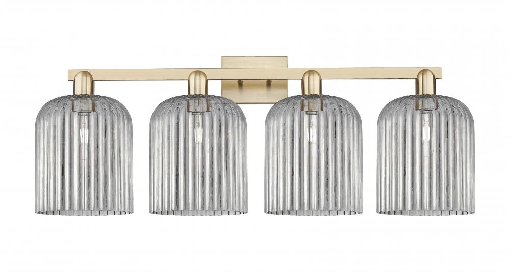 Bridal Veil - 4 Light - 35 inch - Champagne Bronze - Bath Vanity Light