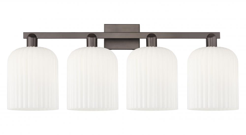 Bridal Veil - 4 Light - 35 inch - Oil Rubbed Bronze - Bath Vanity Light