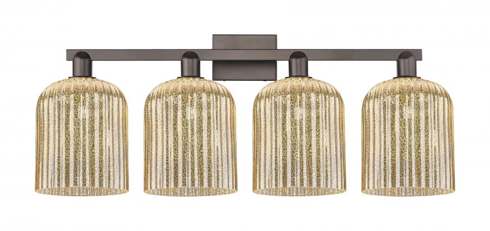 Bridal Veil - 4 Light - 35 inch - Oil Rubbed Bronze - Bath Vanity Light