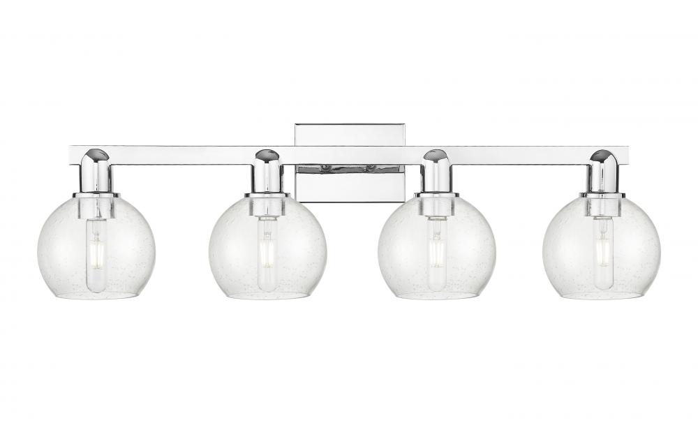 Athens - 4 Light - 33 inch - Polished Chrome - Bath Vanity Light
