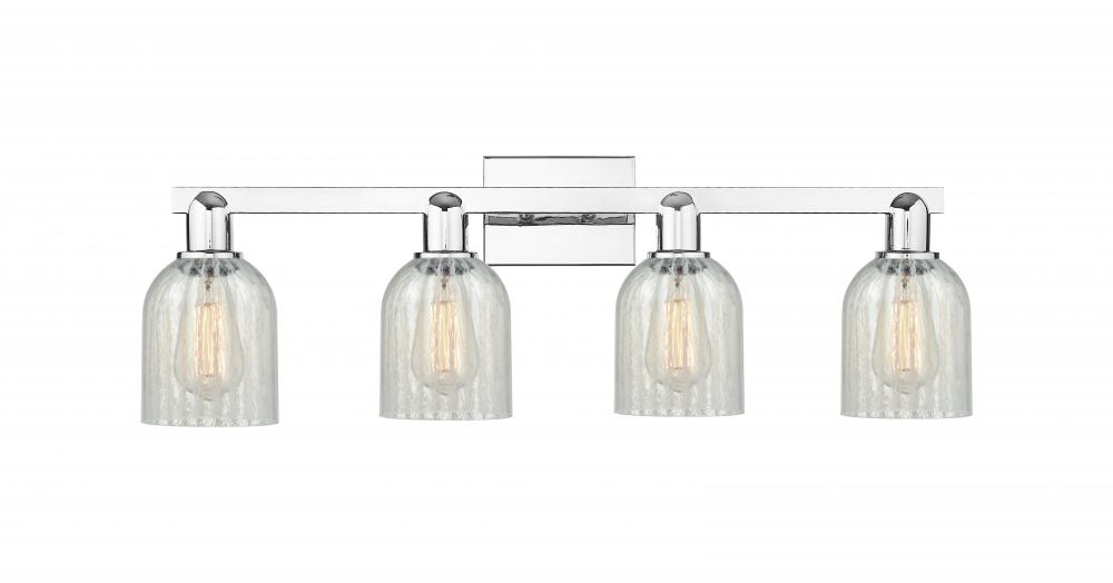 Caledonia - 4 Light - 32 inch - Polished Chrome - Bath Vanity Light