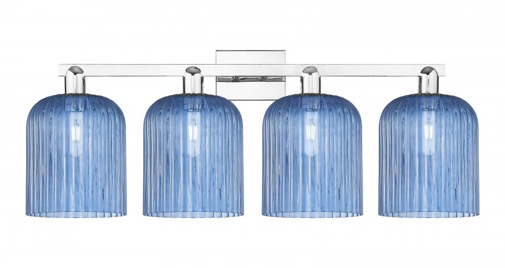 Bridal Veil - 4 Light - 35 inch - Polished Chrome - Bath Vanity Light