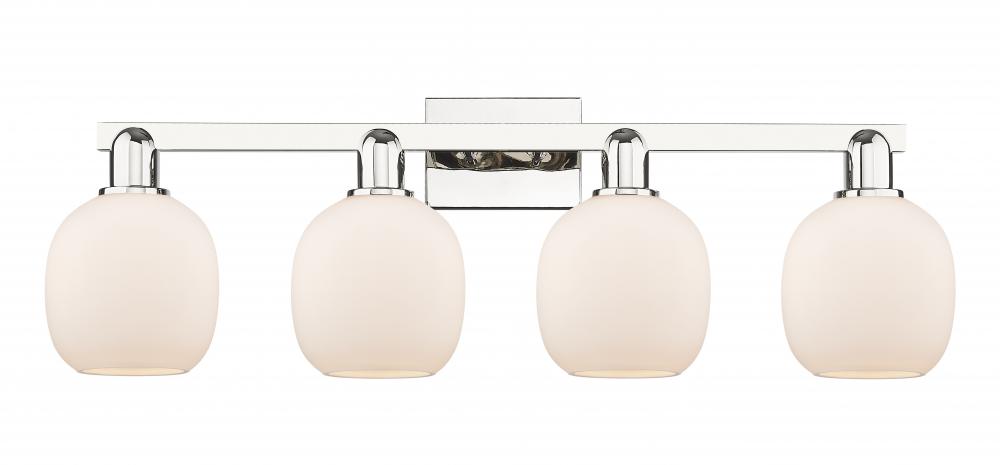 Belfast - 4 Light - 33 inch - Polished Nickel - Bath Vanity Light