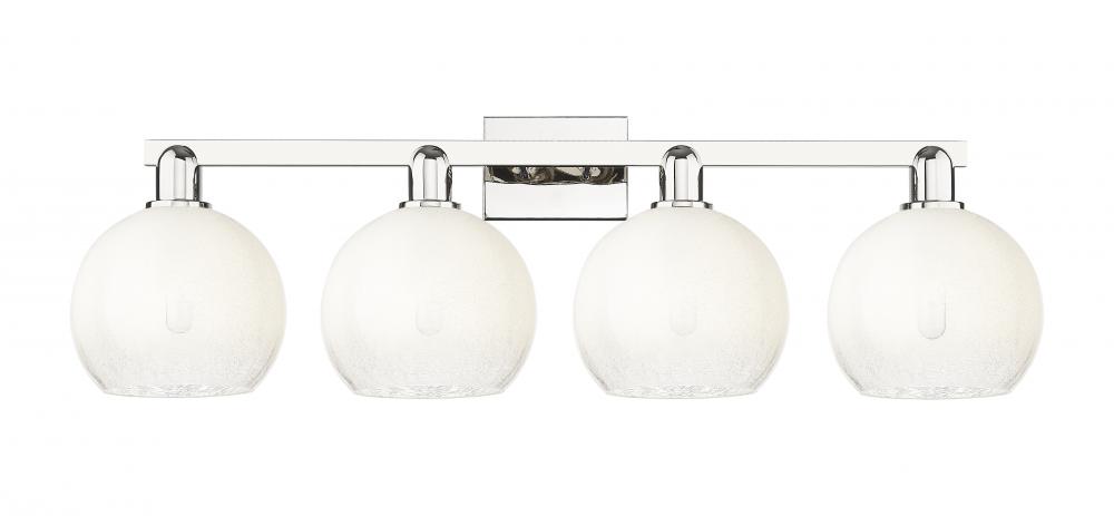 Brookhaven Globe - 4 Light - 36 inch - Polished Nickel - Bath Vanity Light
