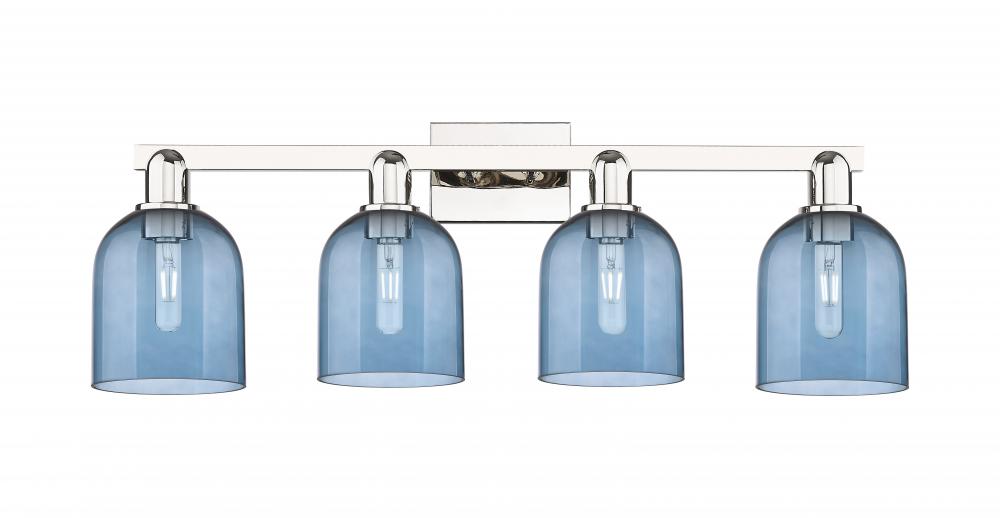 Bella - 4 Light - 33 inch - Polished Nickel - Bath Vanity Light
