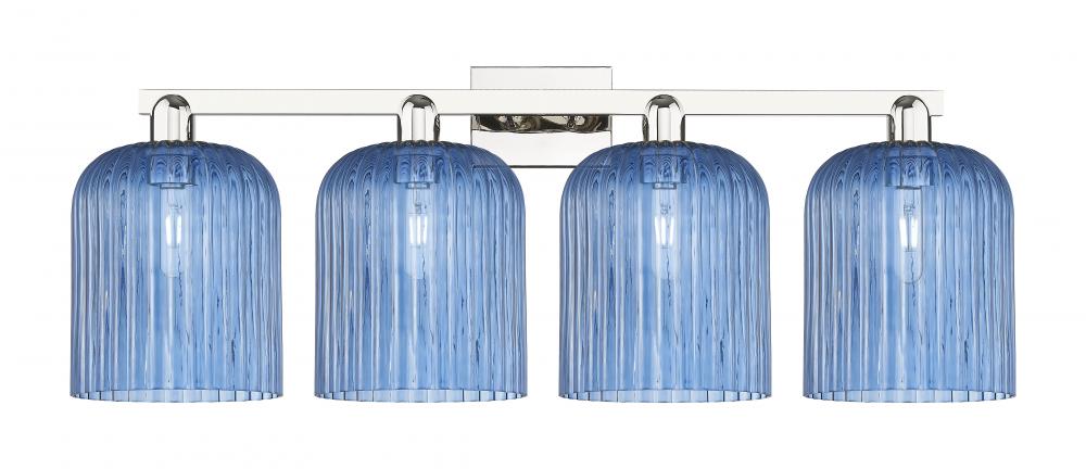 Bridal Veil - 4 Light - 35 inch - Polished Nickel - Bath Vanity Light