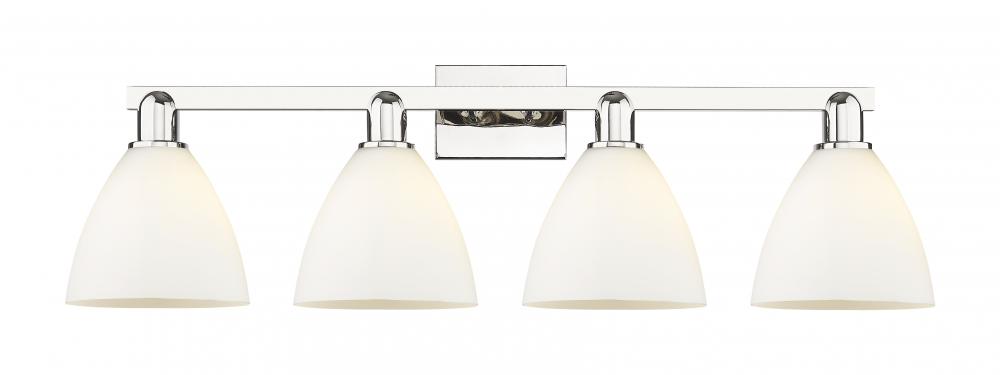 Bristol - 4 Light - 35 inch - Polished Nickel - Bath Vanity Light