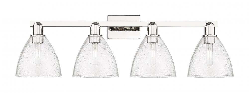 Bristol - 4 Light - 35 inch - Polished Nickel - Bath Vanity Light