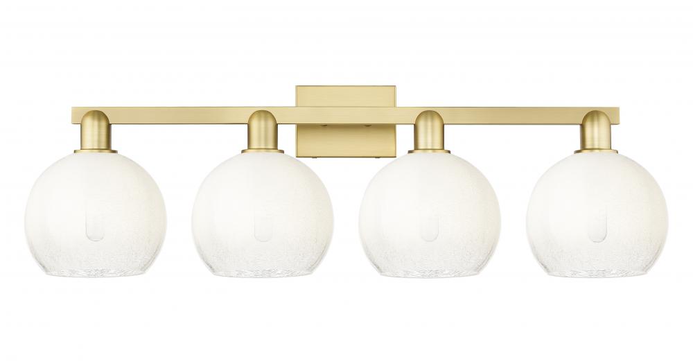 Brookhaven Globe - 4 Light - 36 inch - Satin Gold - Bath Vanity Light