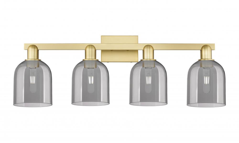 Bella - 4 Light - 33 inch - Satin Gold - Bath Vanity Light