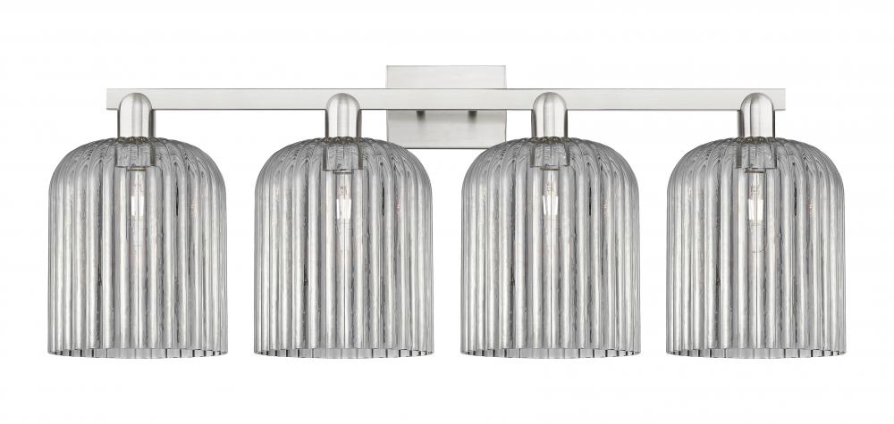 Bridal Veil - 4 Light - 35 inch - Brushed Satin Nickel - Bath Vanity Light