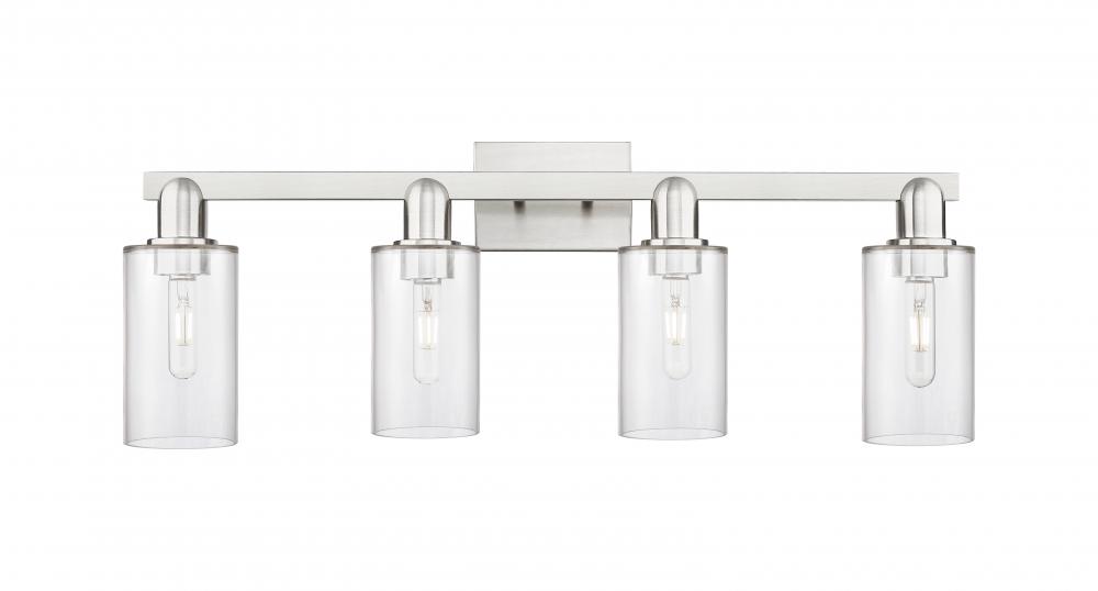 Clymer - 4 Light - 31 inch - Brushed Satin Nickel - Bath Vanity Light