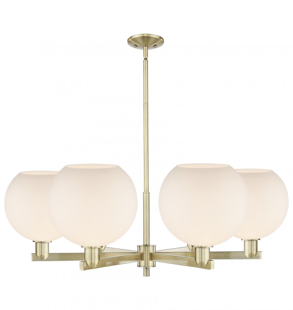 Athens - 6 Light - 40 inch - Antique Brass - Stem hung - Chandelier