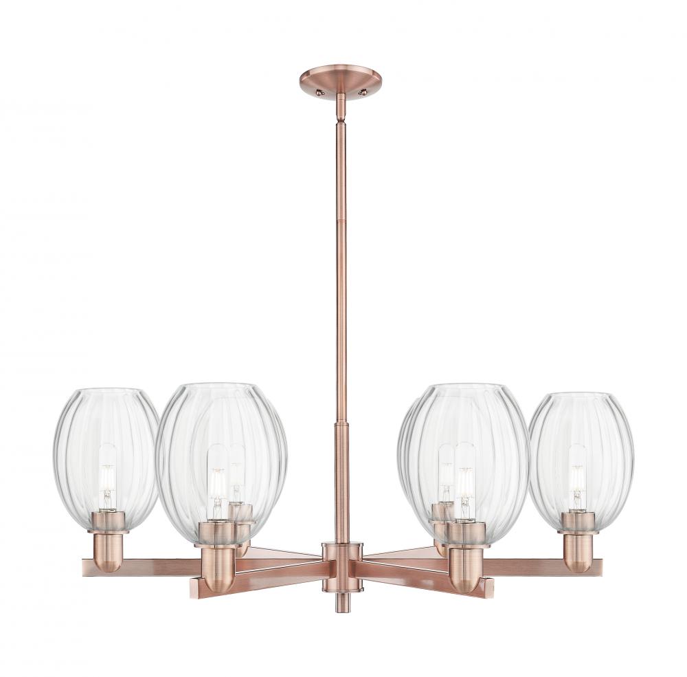 Preston Bulb - 6 Light - 24 inch - Antique Copper - Chandelier