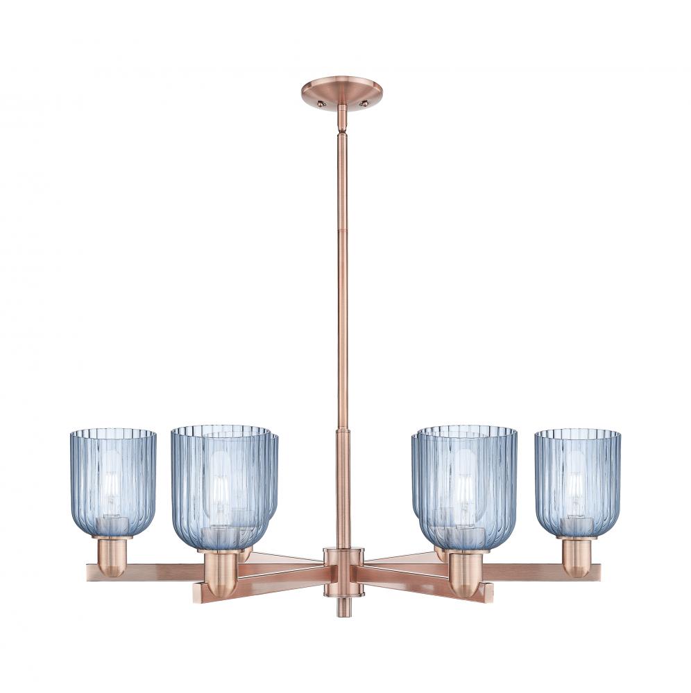 Bridal Veil - 6 Light - 24 inch - Antique Copper - Chandelier