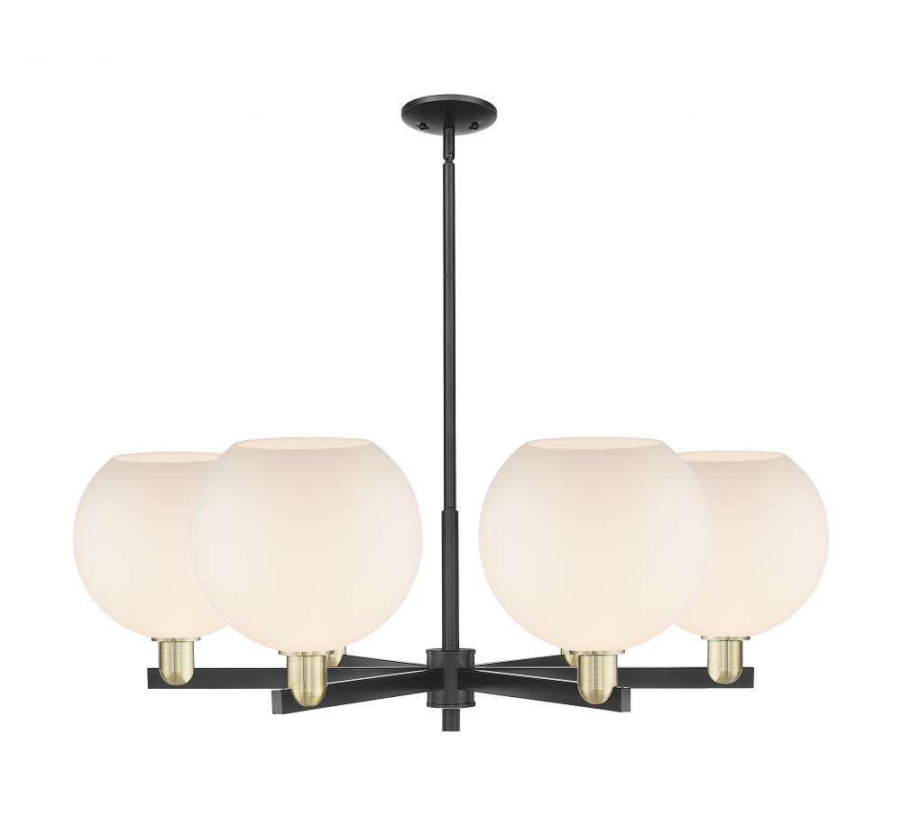 Athens - 6 Light - 40 inch - Black Antique Brass - Stem hung - Chandelier