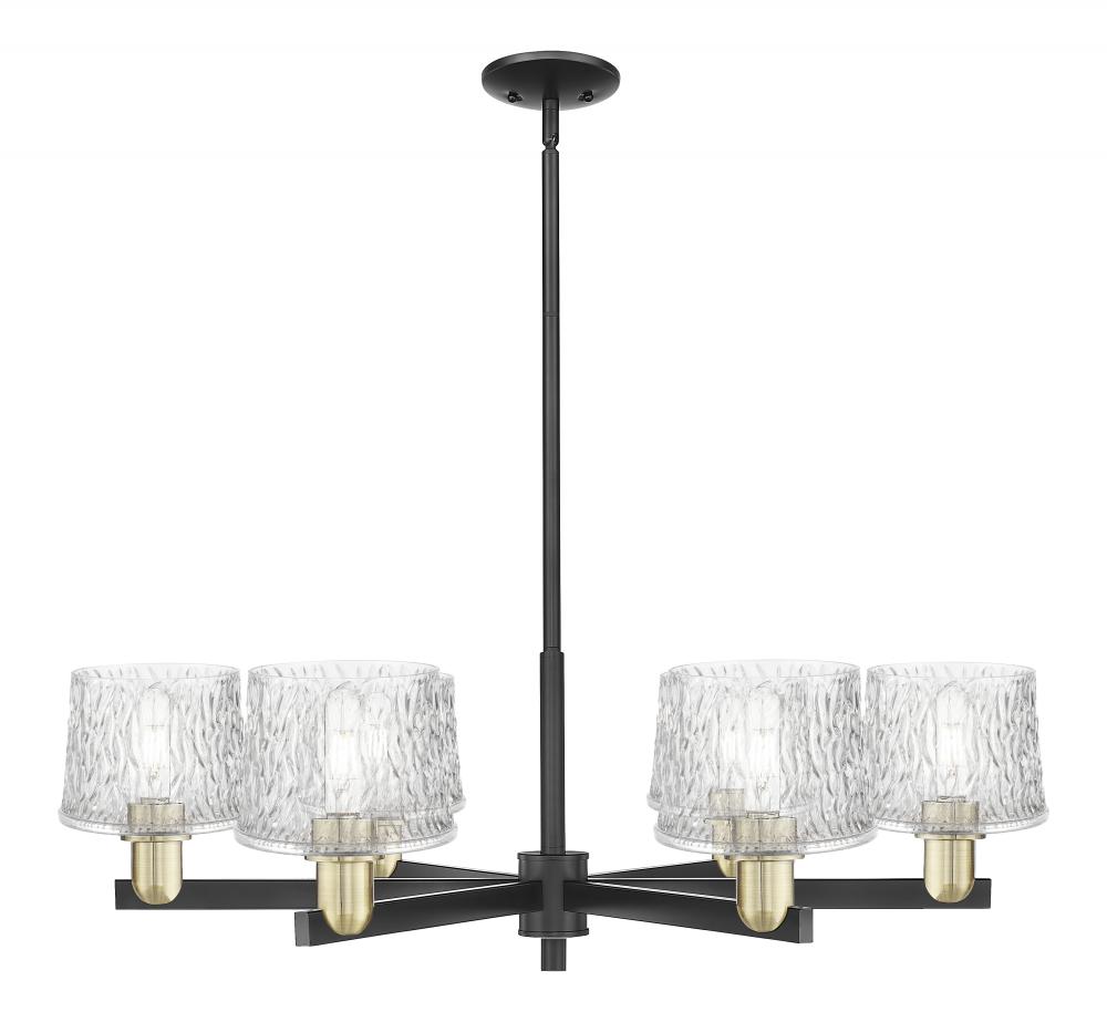 Niagara - 6 Light - 36 inch - Black Antique Brass - Stem hung - Chandelier