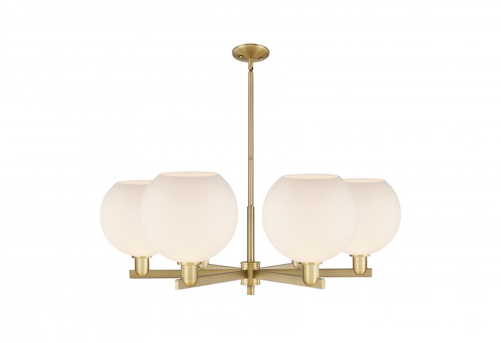 Athens - 6 Light - 40 inch - Brushed Brass - Stem hung - Chandelier
