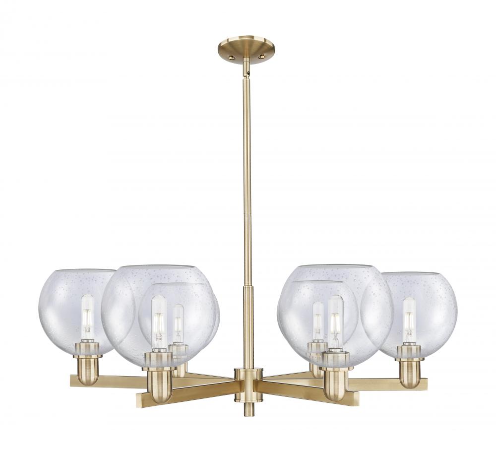 Athens - 6 Light - 38 inch - Champagne Bronze - Stem hung - Chandelier