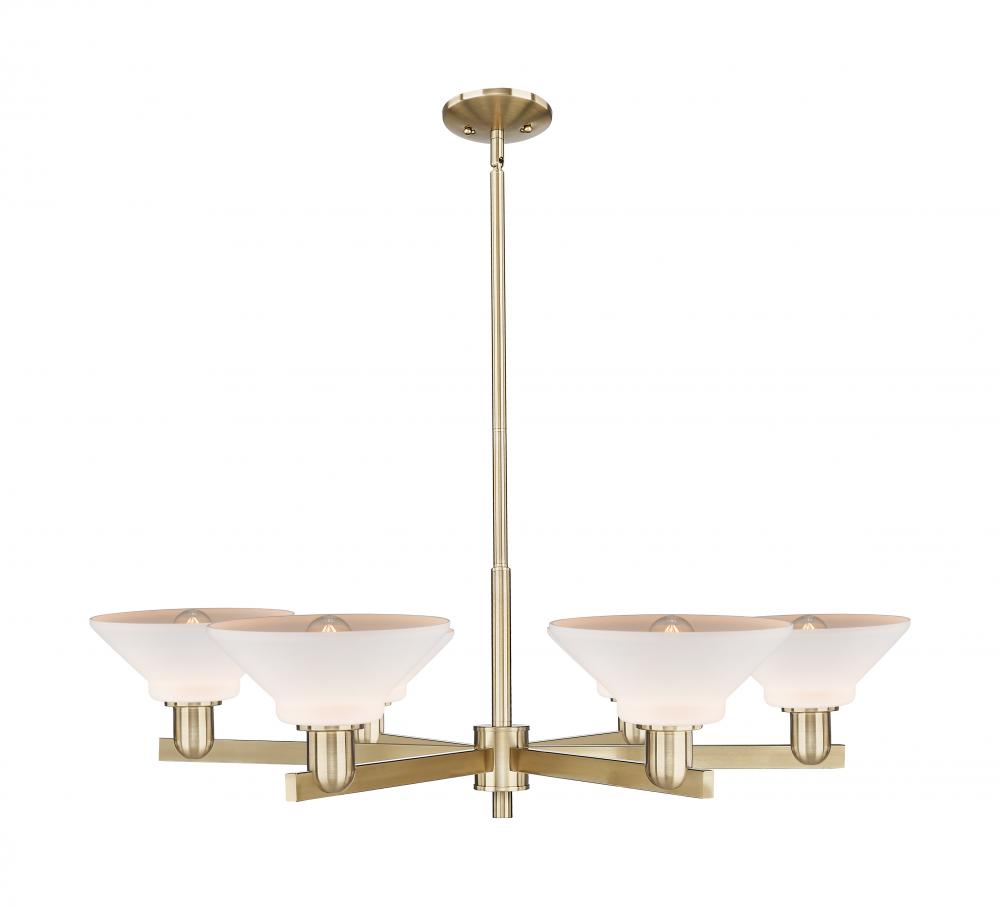 Orwell - 6 Light - 38 inch - Champagne Bronze - Stem hung - Chandelier