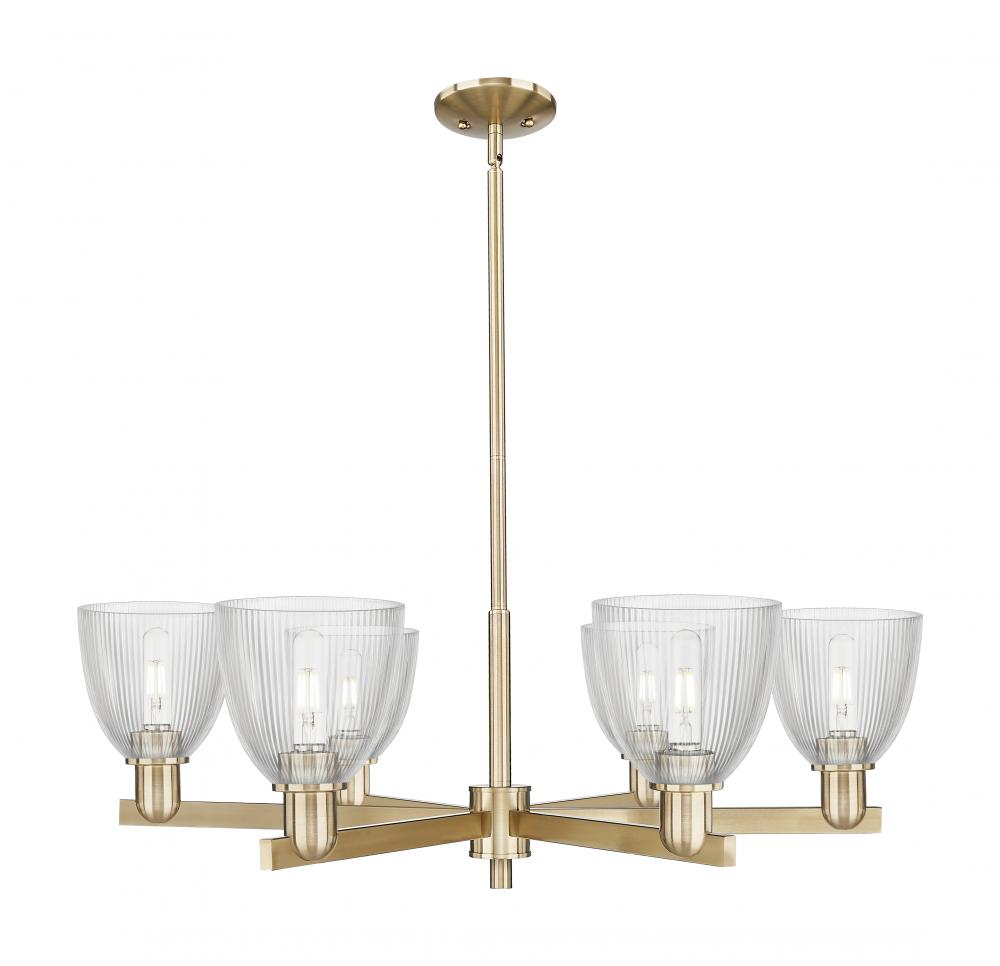 Castile - 6 Light - 36 inch - Champagne Bronze - Stem hung - Chandelier