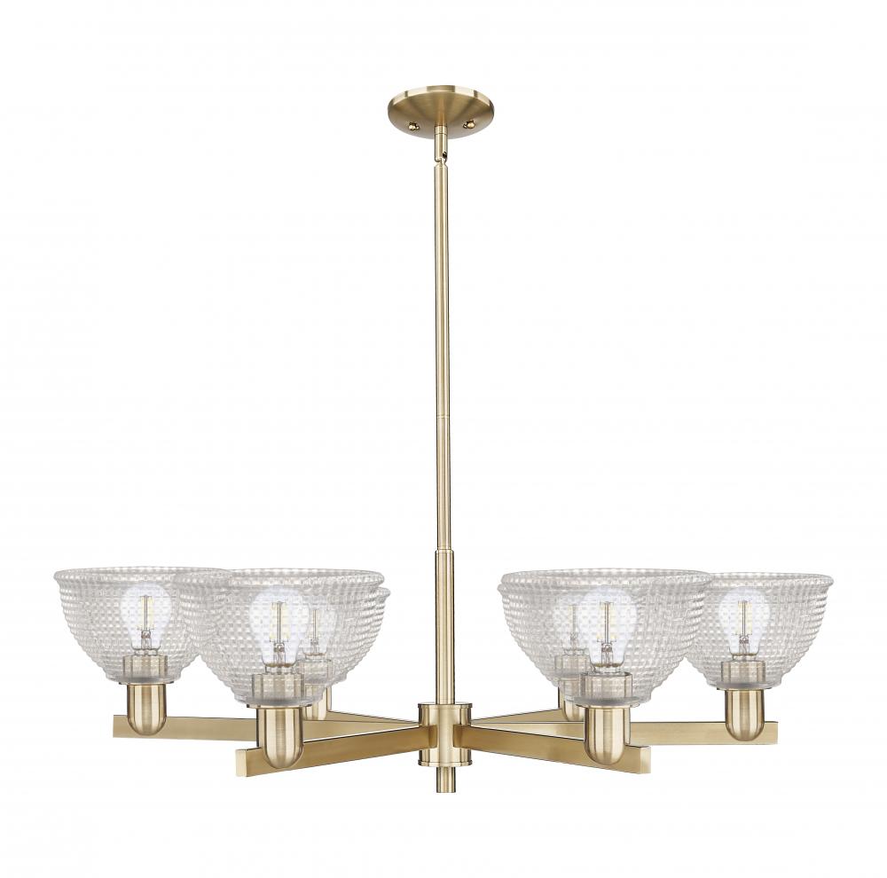 Arietta - 6 Light - 38 inch - Champagne Bronze - Stem hung - Chandelier