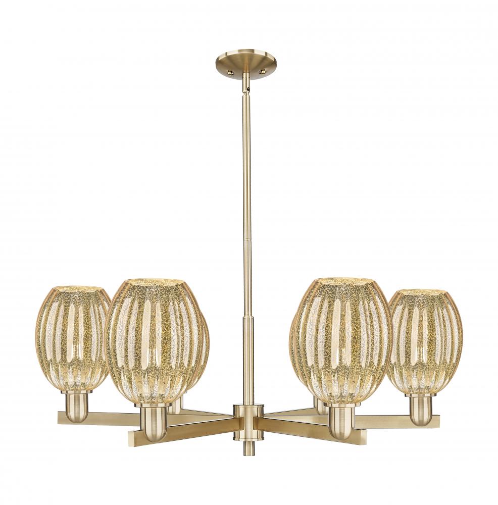 Preston Bulb - 6 Light - 24 inch - Champagne Bronze - Chandelier