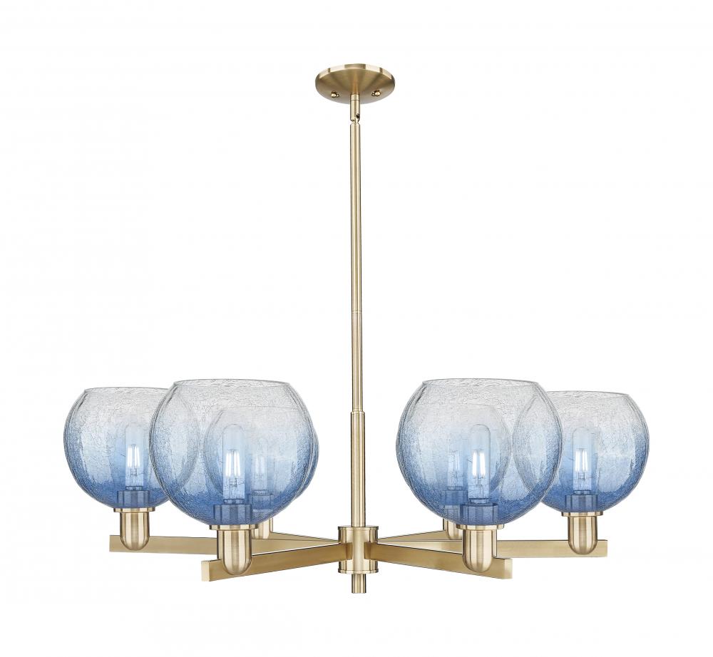 Brookhaven Globe - 6 Light - 24 inch - Champagne Bronze - Chandelier